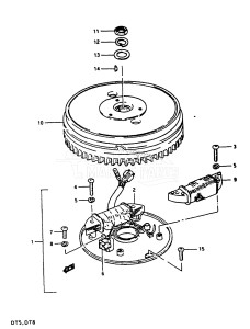 DT8 From 0801-001001 ()  1986 drawing DT8VZ MAGNETO