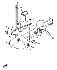 L250AET drawing LOWER-CASING-x-DRIVE