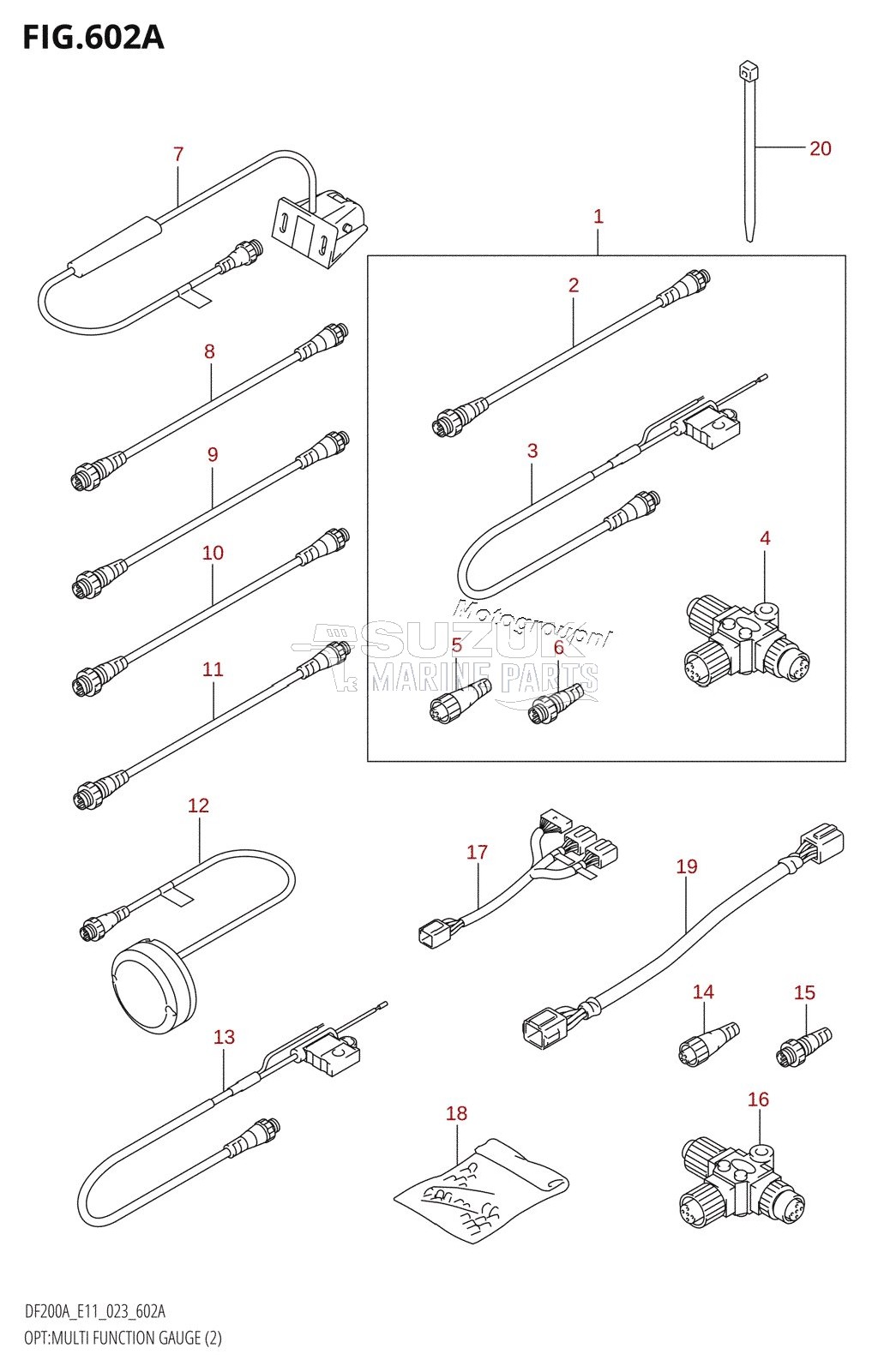 OPT:MULTI FUNCTION GAUGE (2) (020,021,022)