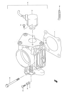 DT 140 drawing Throttle Body (DT140EFI