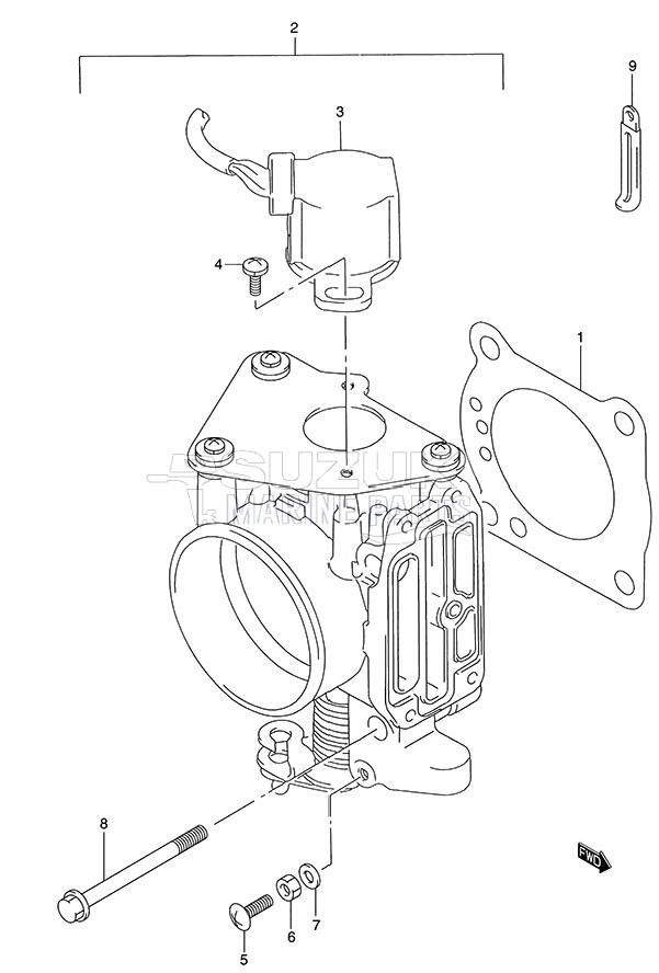 Throttle Body (DT140EFI