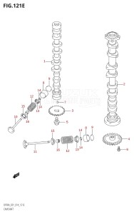 07003F-410001 (2014) 70hp E01 E40-Gen. Export 1 - Costa Rica (DF70A  DF70ATH) DF70A drawing CAMSHAFT (DF80A:E01)