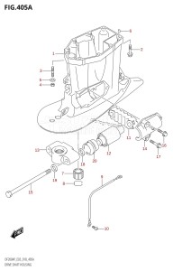 DF175AP From 17503P-810001 (E03)  2018 drawing DRIVE SHAFT HOUSING