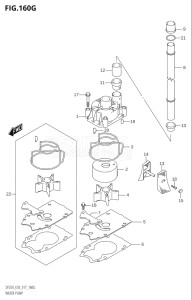 22503Z-710001 (2017) 225hp E03-USA (DF225Z) DF225Z drawing WATER PUMP (DF250ST:E03)