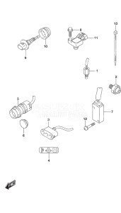 Outboard DF 25A drawing Sensor/Switch