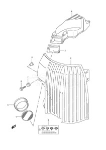 Outboard DF 140 drawing Silencer