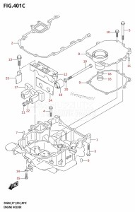 DF60AQH From 06002F-440001 (E11 - E40)  2024 drawing ENGINE HOLDER (DF40AQH,DF40ATH,DF50ATH,DF60AQH,DF60ATH)