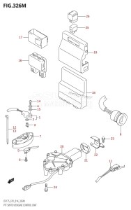 DF175Z From 17502Z-410001 (E01 E40)  2014 drawing PTT SWITCH /​ ENGINE CONTROL UNIT (DF175TG:E40)