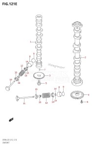 DF70A From 07003F-210001 (E01 E40)  2012 drawing CAMSHAFT (DF80A:E01)