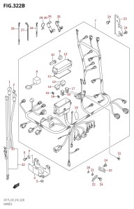 DF175TG From 17502F-410001 (E01 E40)  2014 drawing HARNESS (DF150T:E40)