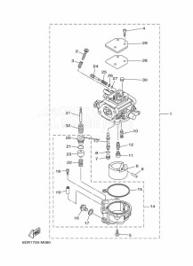 FT9-9LMHX drawing CARBURETOR