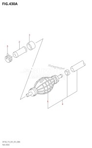 DF150Z From 15002Z-310001 (E01 E40)  2013 drawing FUEL HOSE