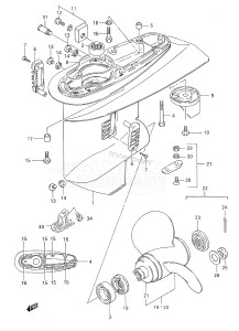 DT50 From 05004-651001 ()  1996 drawing GEAR CASE