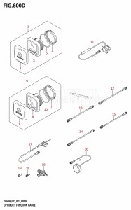 DF40A From 04003F-140001 (E01 E11)  2021 drawing OPT:MULTI FUNCTION GAUGE ((DF40AQH,DF40ATH,DF50ATH,DF60AQH,DF60ATH,DF50AVT,DF60AVTH):(022,023))