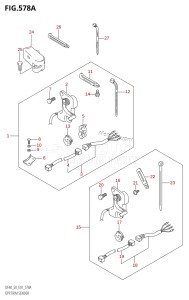 DF40 From 04001F-031001 (E11)  2013 drawing OPT:TRIM SENDER