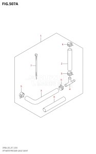 08002F-710001 (2017) 80hp E03-USA (DF80AT) DF80A drawing OPT:WATER PRESSURE GAUGE SUB KIT