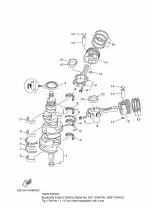 FL200BETX drawing CRANKSHAFT--PISTON