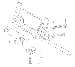 DT50 From 05004-651001 ()  1996 drawing CYLINDER SUPPORT