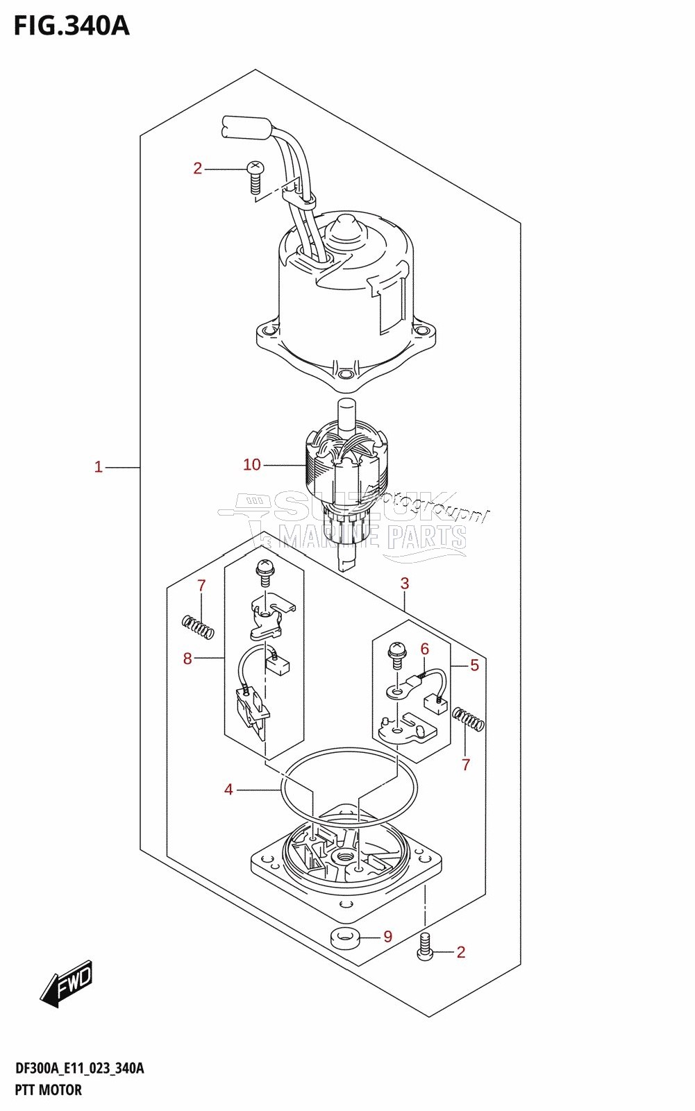 PTT MOTOR (X-TRANSOM,XX-TRANSOM)