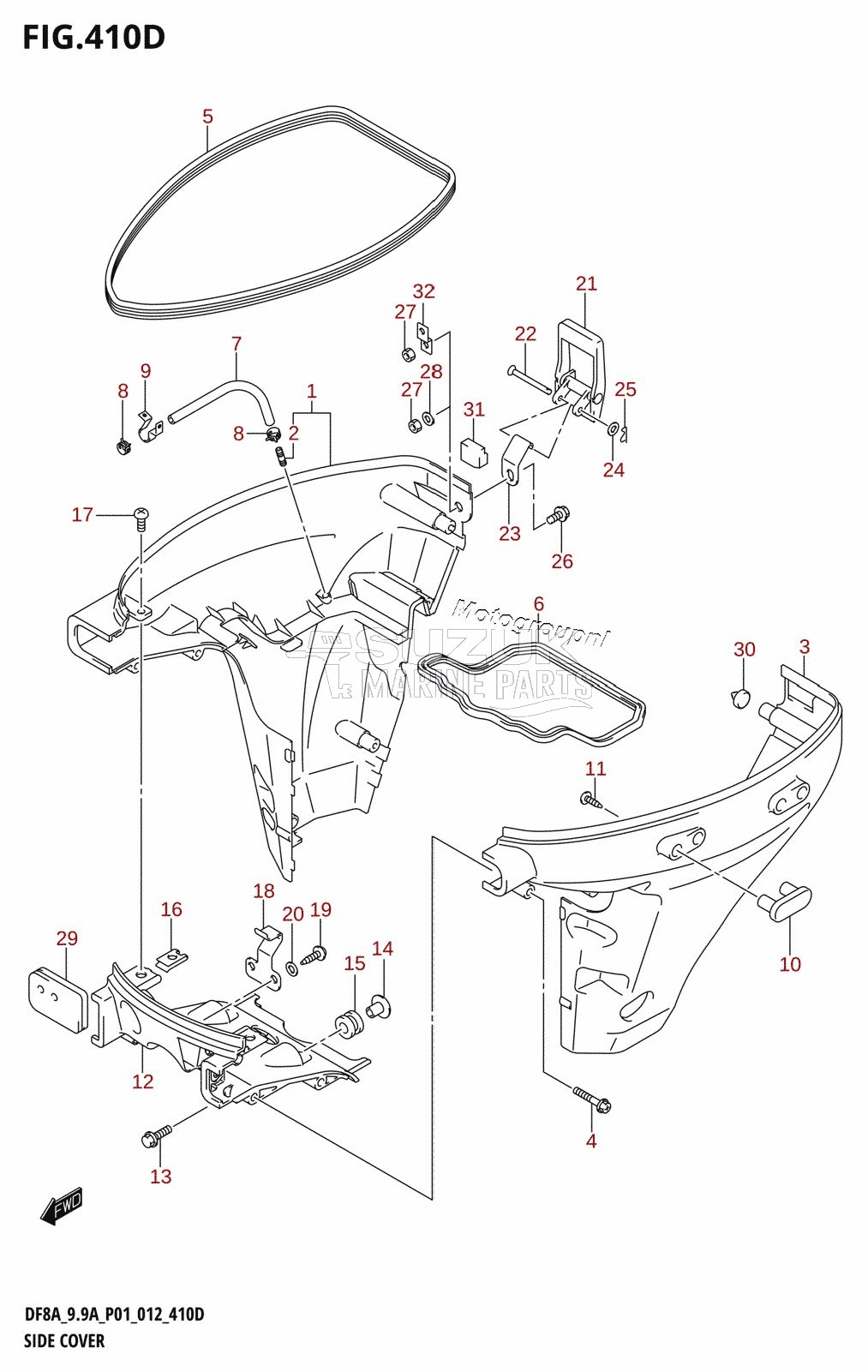 SIDE COVER (DF9.9AR:P01)