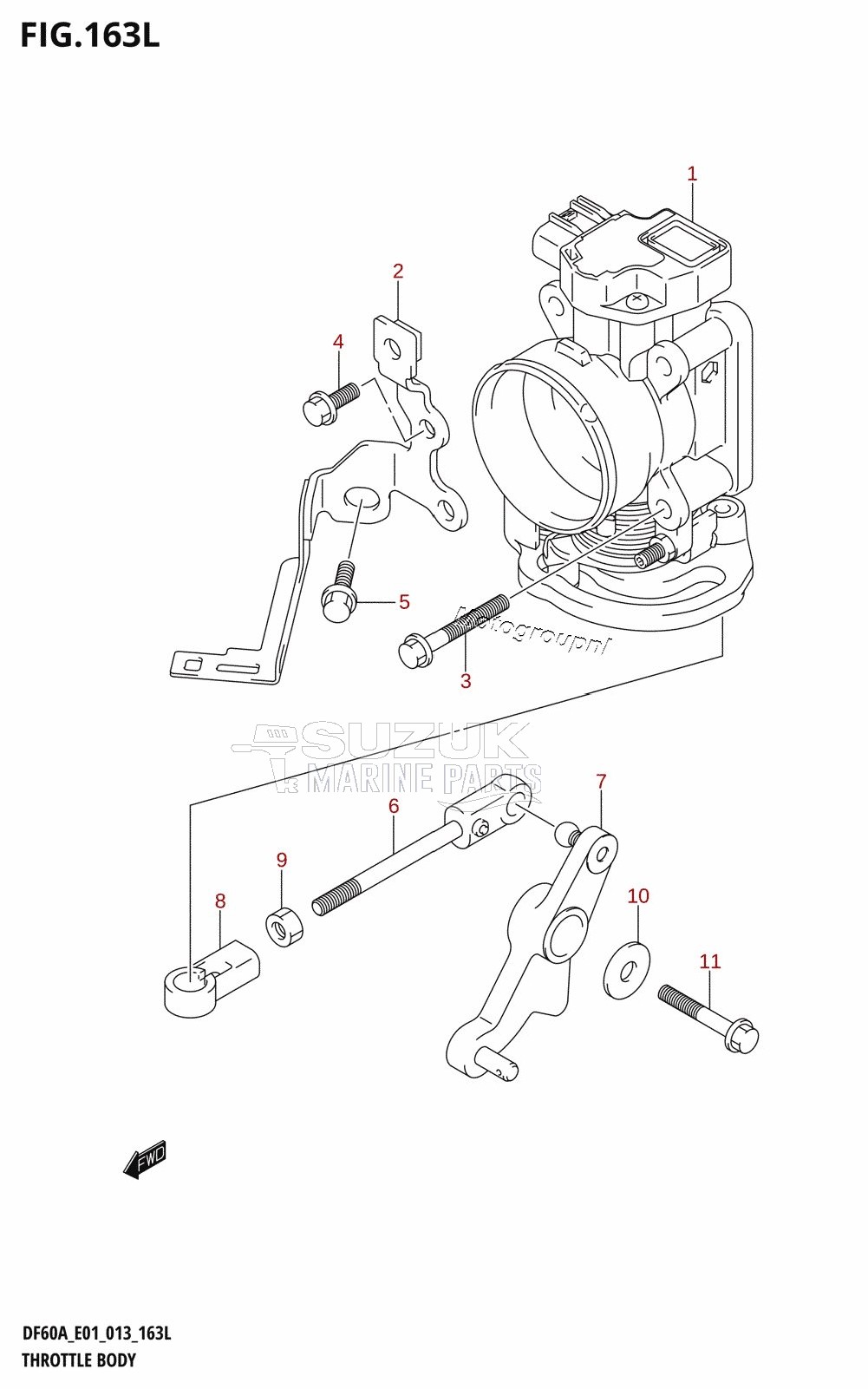 THROTTLE BODY (DF60ATH:E01)