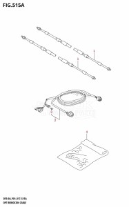 DF8A From 00801F-710001 (P01)  2017 drawing OPT:REMOCON CABLE (DF8A:P01)