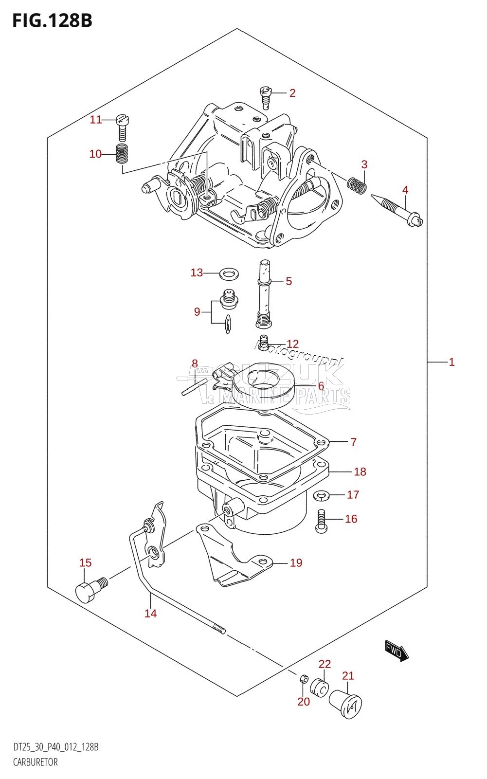 CARBURETOR (DT30:P40)