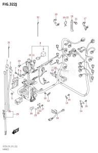 DF250 From 25003F-510001 (E01 E40)  2015 drawing HARNESS (DF250T:E01)