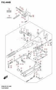 DF40A From 04003F-210001 (E01)  2012 drawing TILLER HANDLE (DF50ATH:E01)