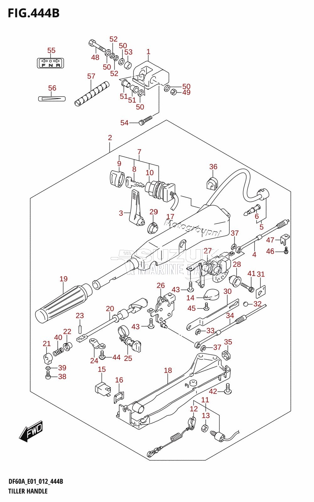 TILLER HANDLE (DF50ATH:E01)