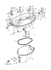 F50DETL drawing BOTTOM-COWLING