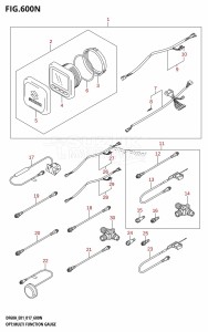 DF50A From 05003F-710001 (E01)  2017 drawing OPT:MULTI FUNCTION GAUGE (DF50AVT:E01)