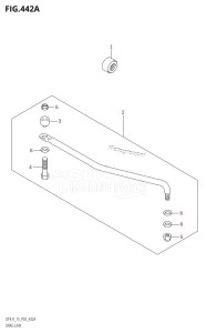 DF15 From 01502F-421001 (P03)  2004 drawing DRAG LINK (DF9.9R)