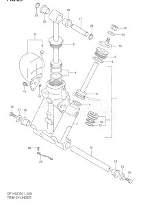 DF140 From 14000Z-251001 ()  2002 drawing TRIM CYLINDER