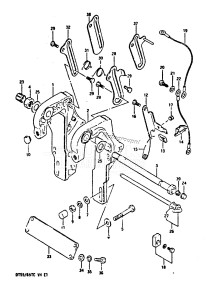 DT65 From 06502-603134-605016 ()  1986 drawing CLAMP BRACKET