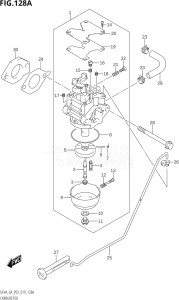 00603F-910001 (2019) 6hp P03-U.S.A (DF6A) DF6A drawing CARBURETOR (DF4A)