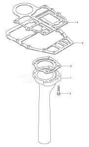 DT15 From 01501K-651001 ()  1996 drawing EXHAUST TUBE