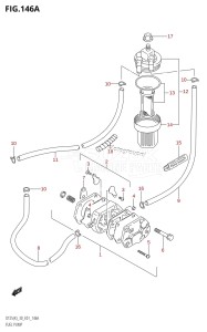 DT30 From 03001-371001 ()  2003 drawing FUEL PUMP (DT25,DT30,DT30R)