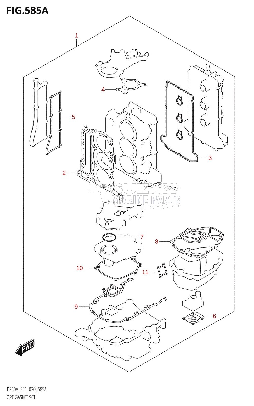 OPT:GASKET SET