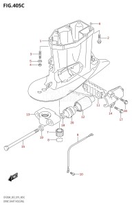 DF175A From 17503F-910001 (E03)  2019 drawing DRIVE SHAFT HOUSING (DF200AST)