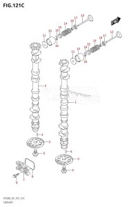 DF200A From 20003F-910001 (E01 E40)  2019 drawing CAMSHAFT (DF150AT,DF150AZ)