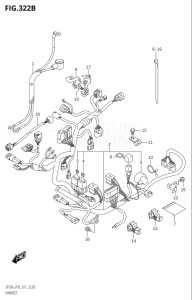 01504F-340001 (2023) 15hp E03-USA (DF15ATH) DF15A drawing HARNESS (DF9.9BT,DF20AT)