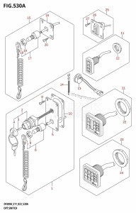 DF250A From 25003P-140001 (E11 E40)  2021 drawing OPT:SWITCH (020,021)