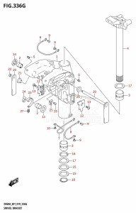 DF50A From 05003F-910001 (E01)  2019 drawing SWIVEL BRACKET (DF60ATH:E01,DF60ATH:E40)