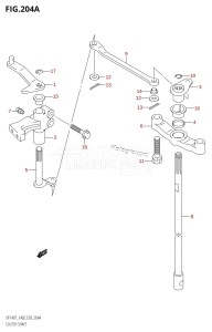 DF140 From 14001F-510001 (E03)  2005 drawing CLUTCH SHAFT (K2,K3)