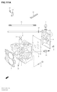 01502F-421001 (2004) 15hp P03-U.S.A (DF15K4) DF15 drawing CYLINDER HEAD (K4)