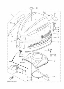 FL250DET1X drawing FAIRING-UPPER