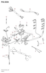 DF140Z From 14001Z-880001 (E03)  2008 drawing HARNESS