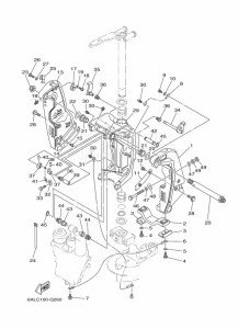 FL200CETX drawing FRONT-FAIRING-BRACKET