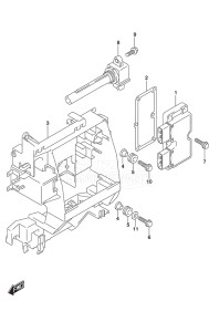 Outboard DF 150 drawing Rectifier/Ignition Coil (Model: TG/ZG)